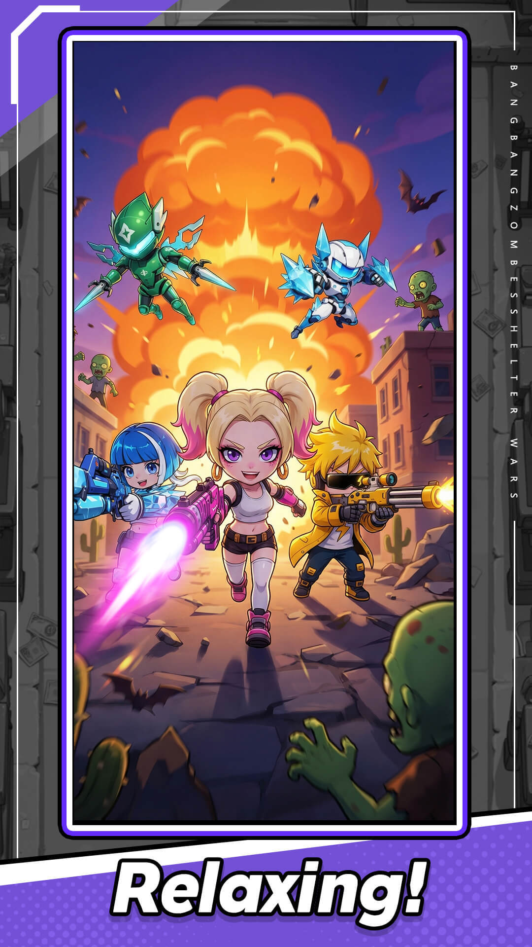 BangBang Zombies: Shelter Wars 宣传图2