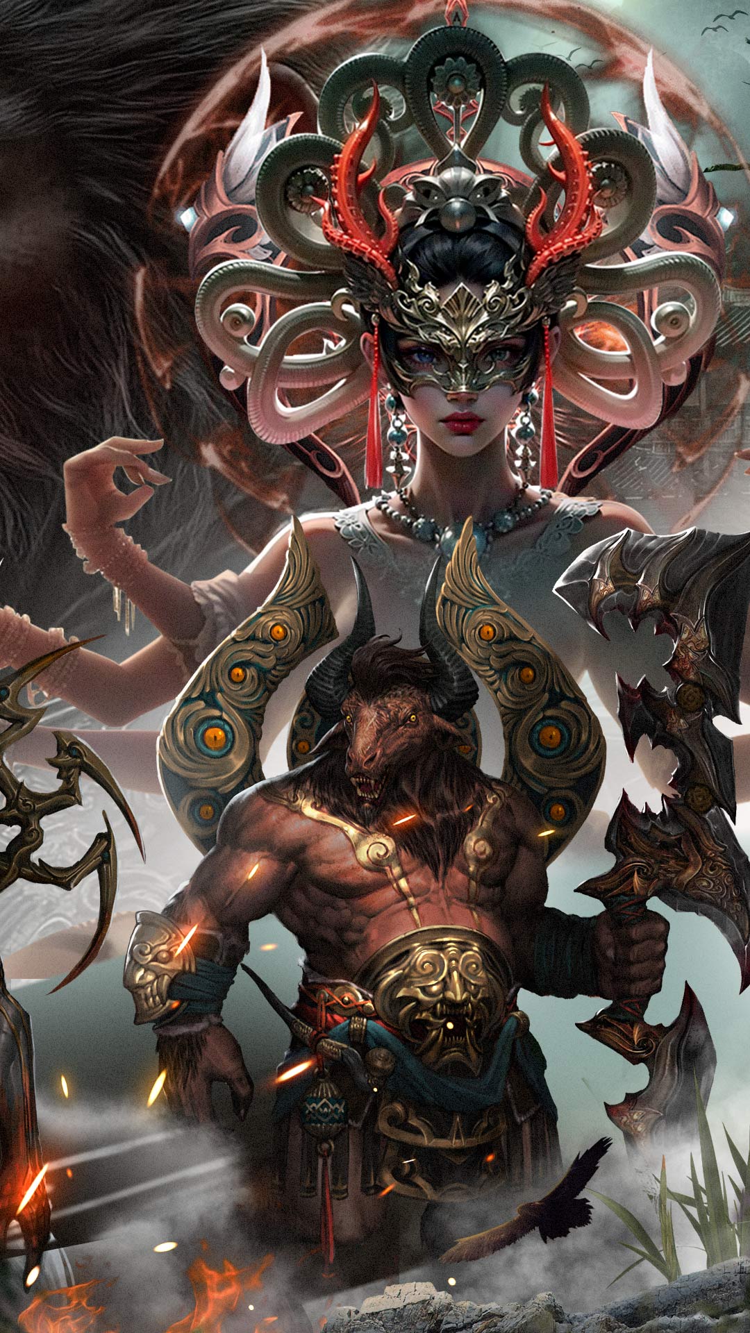 The Primordial Journey to the West Five Maps5