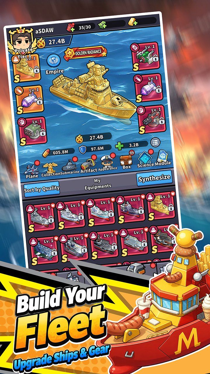 Tiny Fleet: Idle Battles 宣传图5