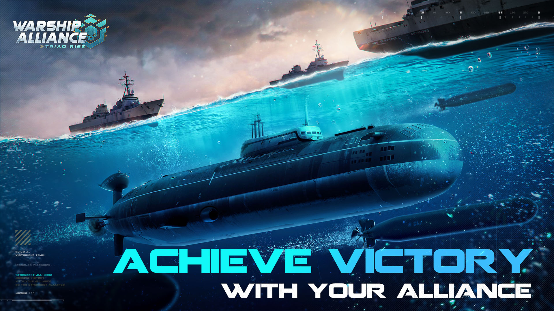 Warship Alliance: Triad Battle 宣传图2