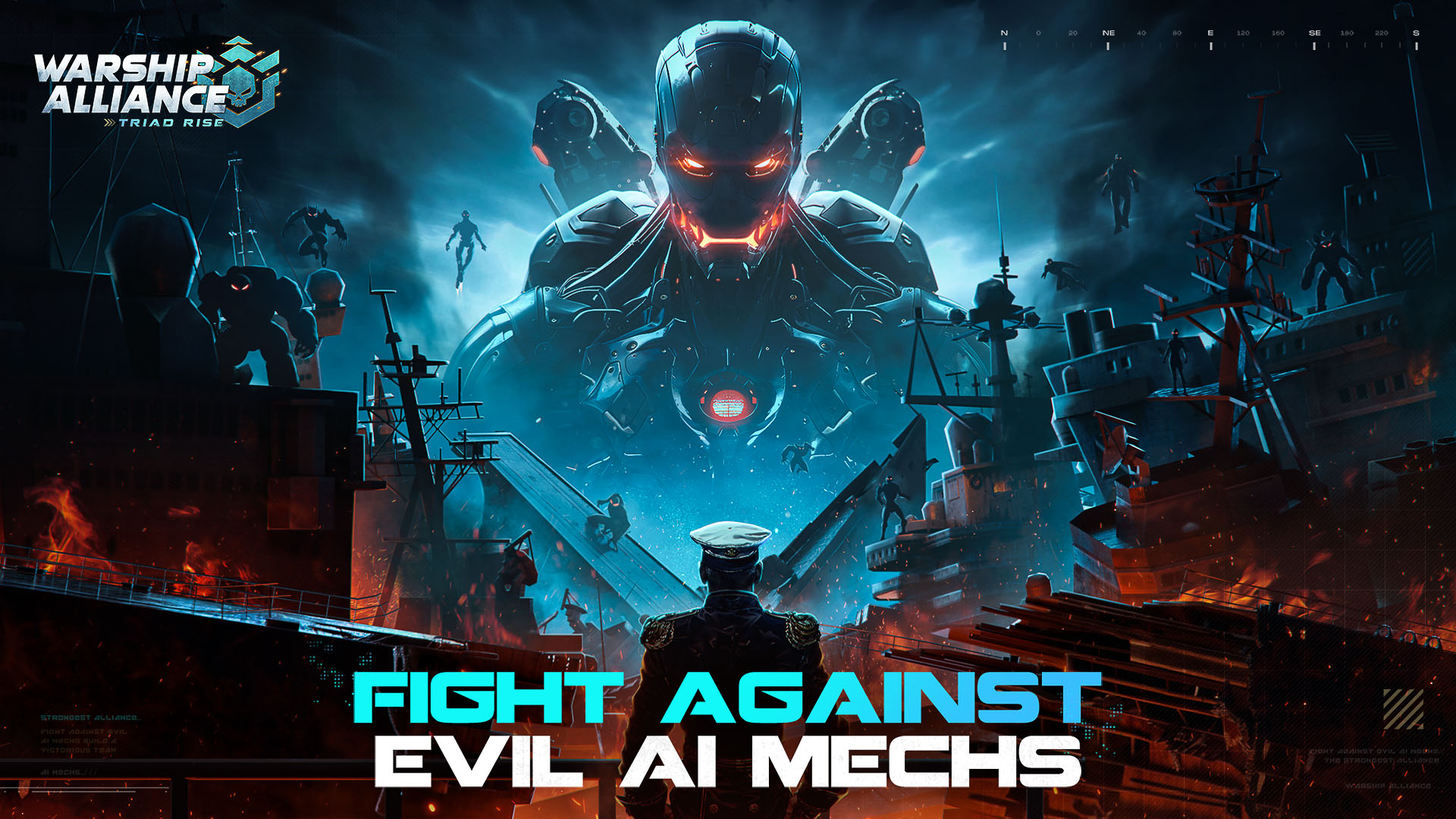 Warship Alliance: Triad Battle 宣传图1